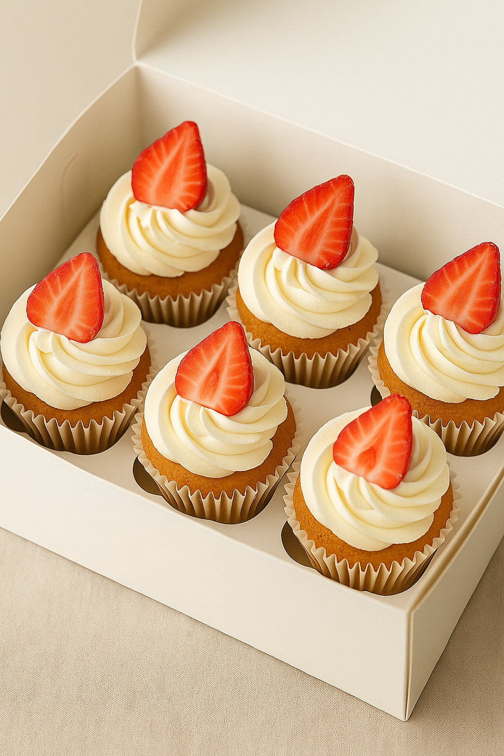 Stawberry chantilly Cupcake