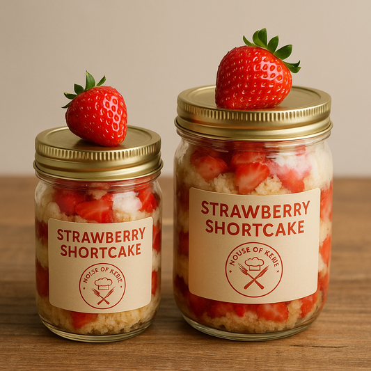 Strawberry Shortcake Cake Jar