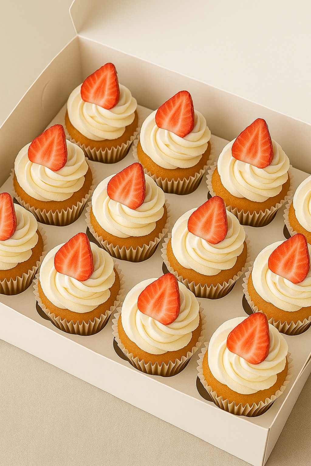 Stawberry chantilly Cupcake